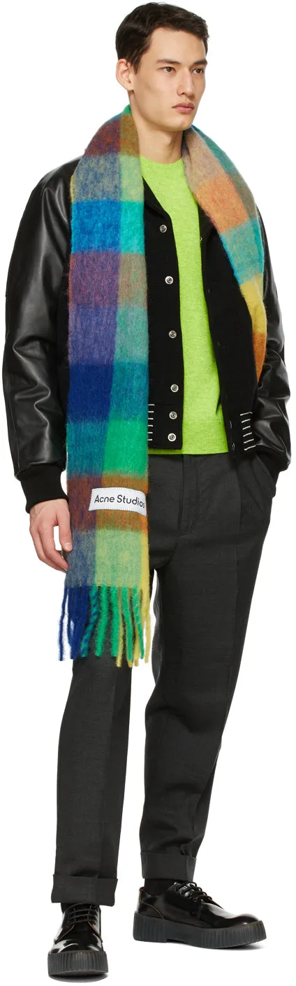 Acne Studios Grey Wool Tapered Trousers