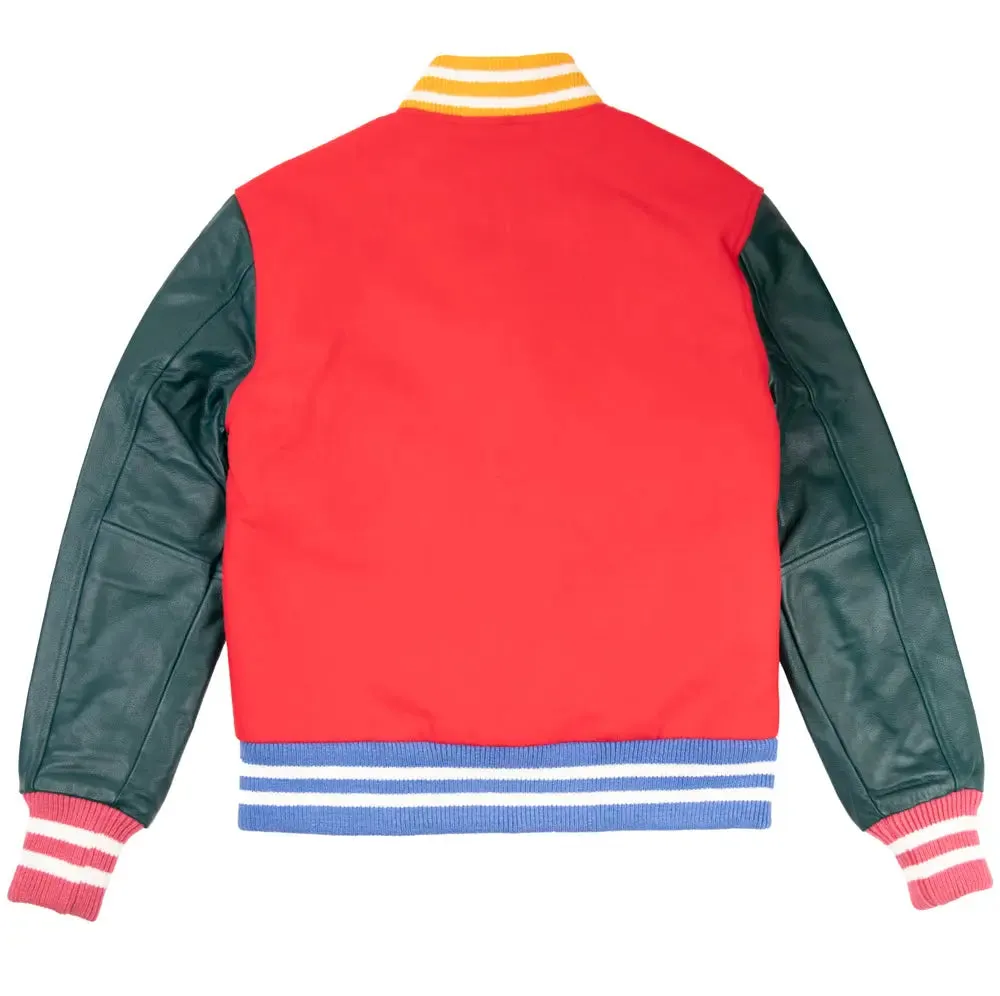 Billionaire Boys Club Letterman Jacket Red