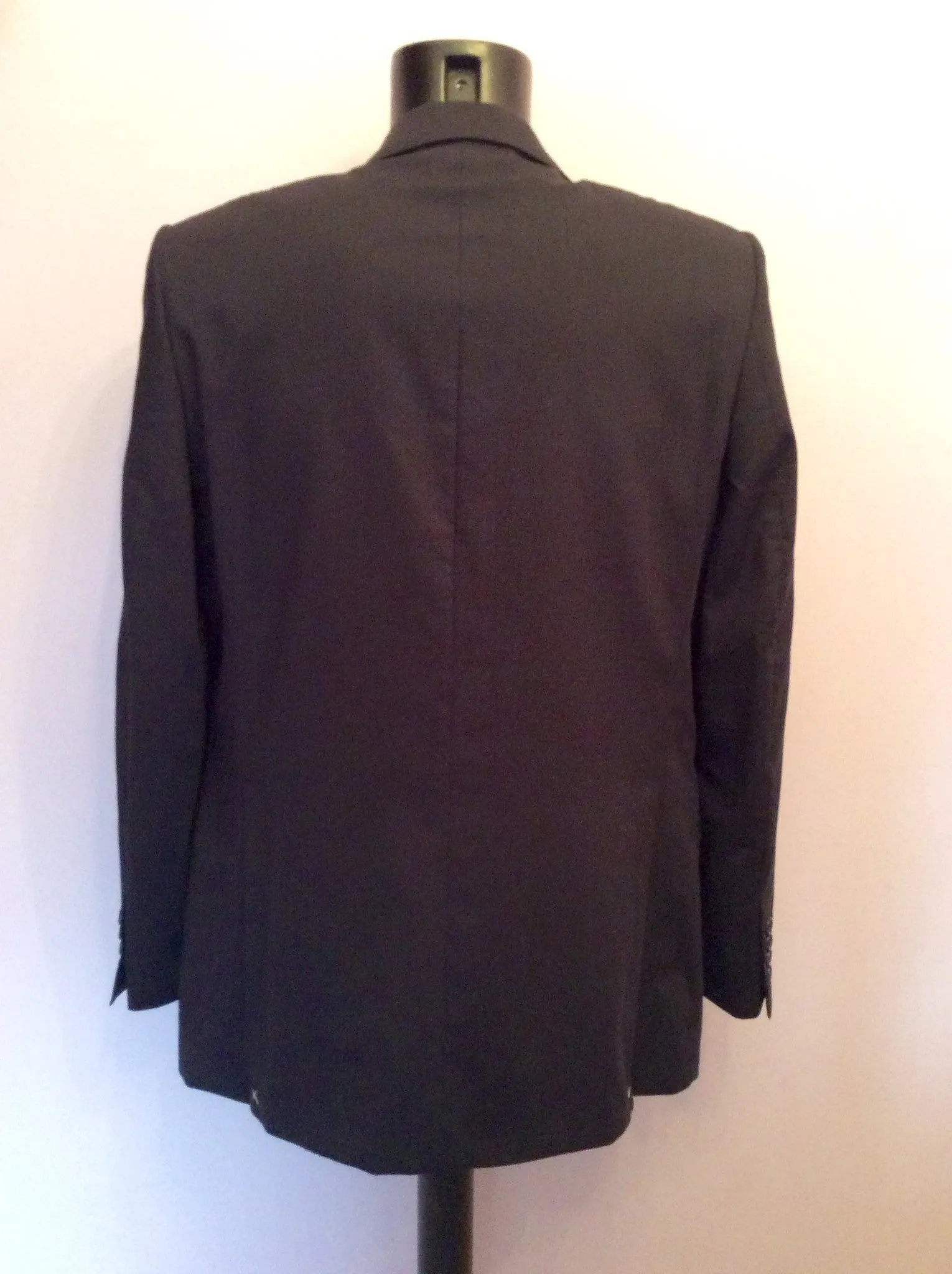 Brand New Jaeger Navy Blue Wool Suit Jacket Size 40R