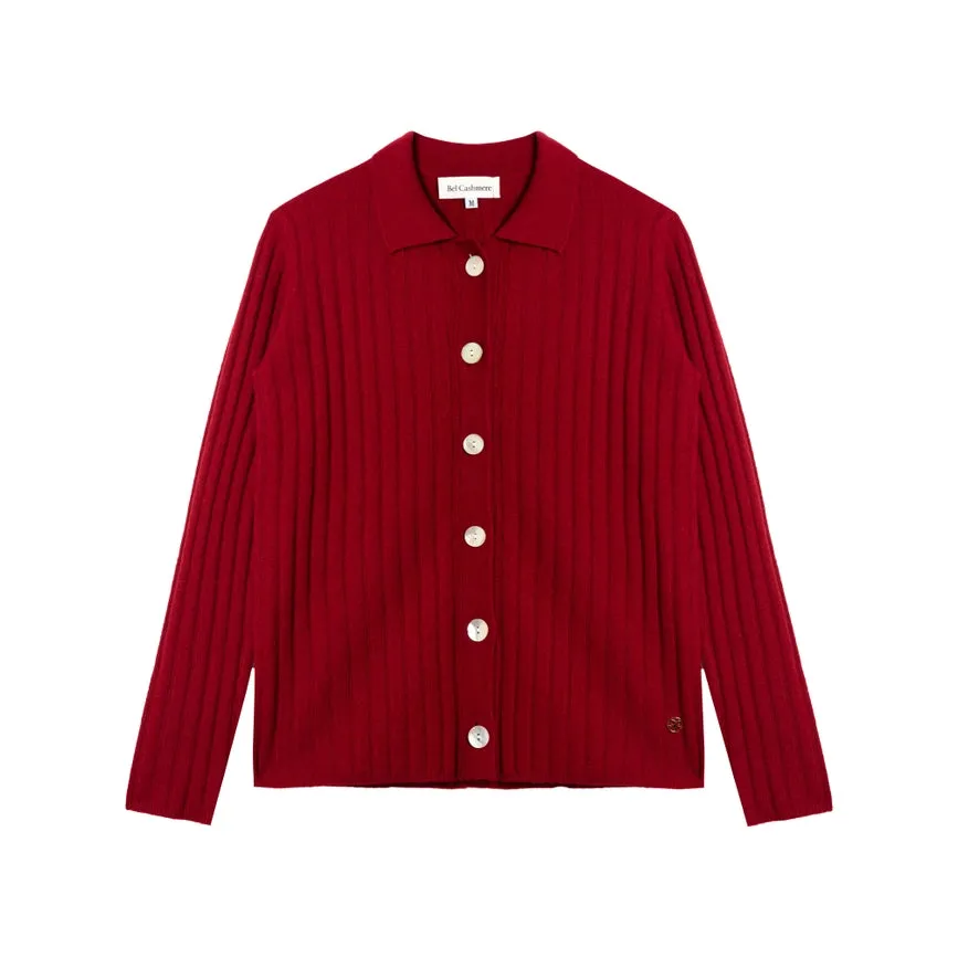 Charlotte Cardigan  Burgundy