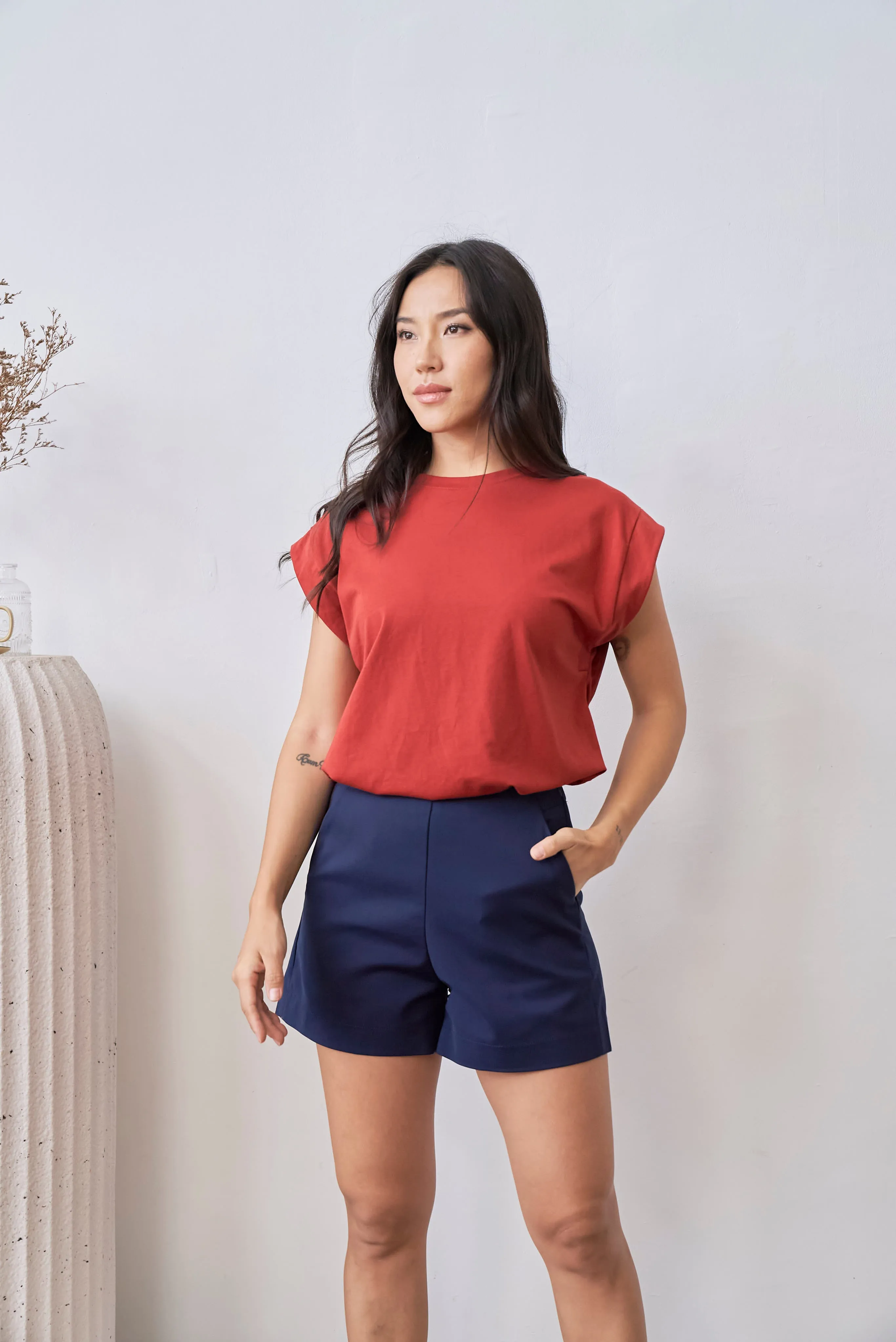 Darby Oversized Batwing Sleeve Top