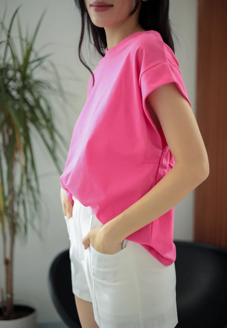 Darby Oversized Batwing Sleeve Top