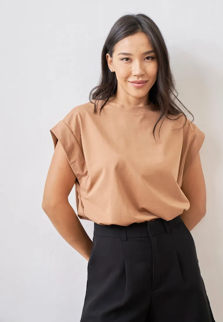 Darby Oversized Batwing Sleeve Top