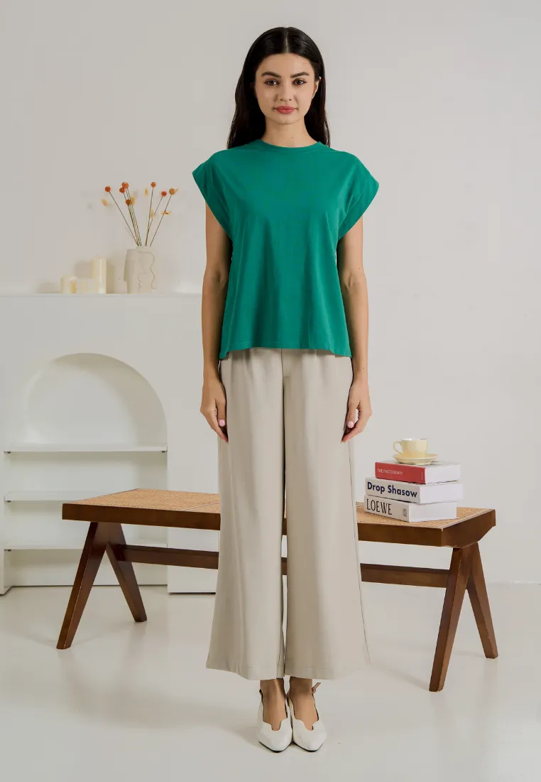 Darby Oversized Batwing Sleeve Top