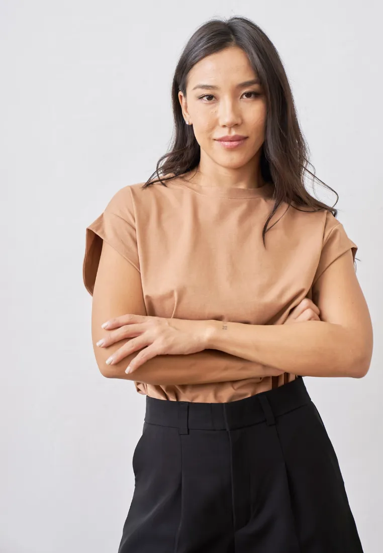 Darby Oversized Batwing Sleeve Top