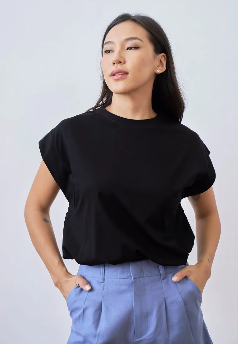 Darby Oversized Batwing Sleeve Top