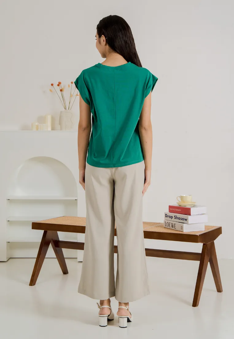 Darby Oversized Batwing Sleeve Top