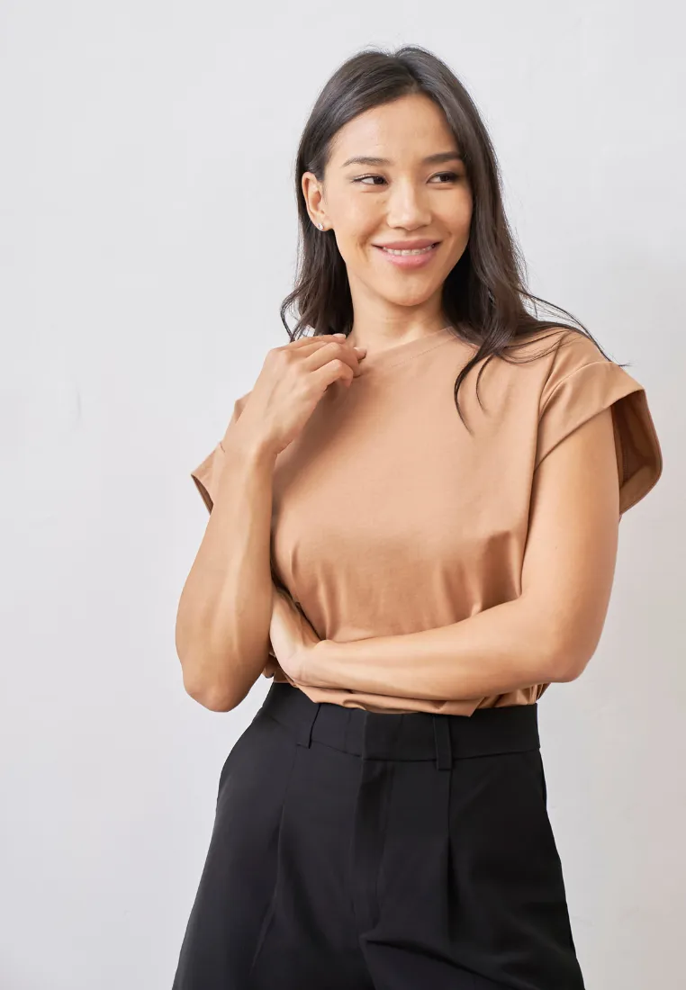 Darby Oversized Batwing Sleeve Top