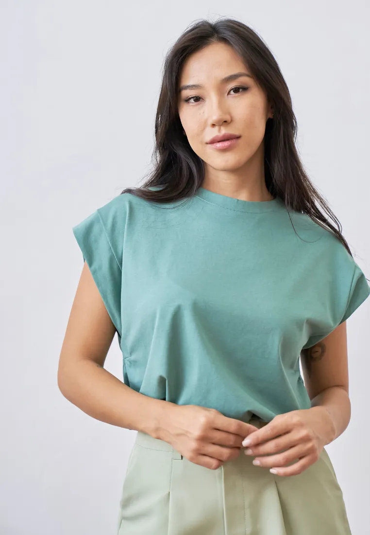 Darby Oversized Batwing Sleeve Top