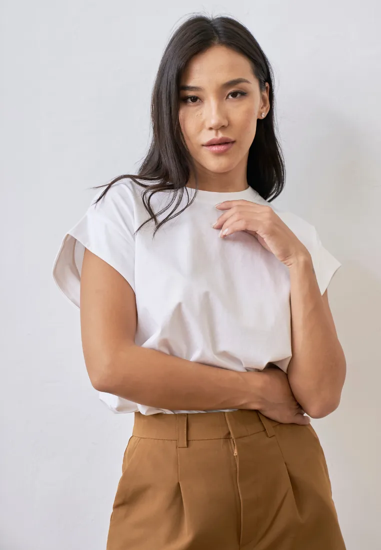 Darby Oversized Batwing Sleeve Top