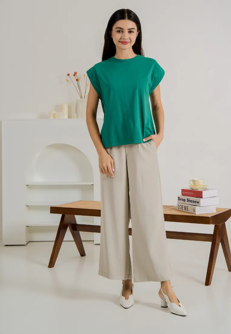 Darby Oversized Batwing Sleeve Top