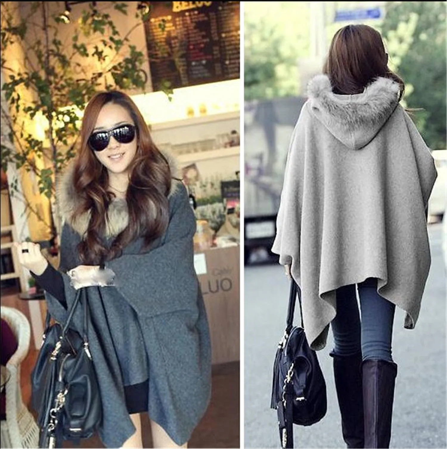 Europe Plus Size Korean Women Wool Coat Outerwear