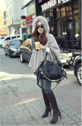 Europe Plus Size Korean Women Wool Coat Outerwear