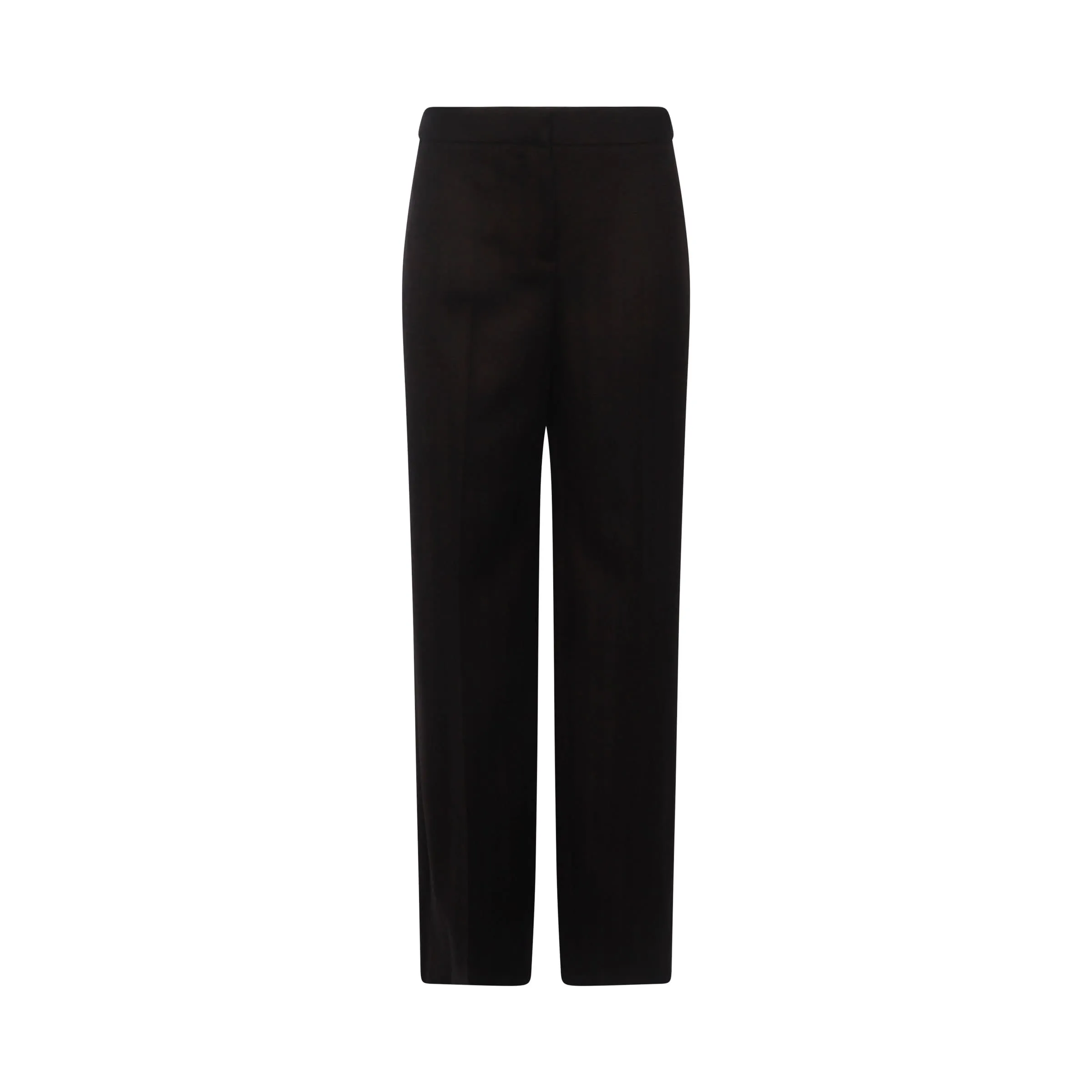 Herringbone Wide Leg Pants in Chocolate