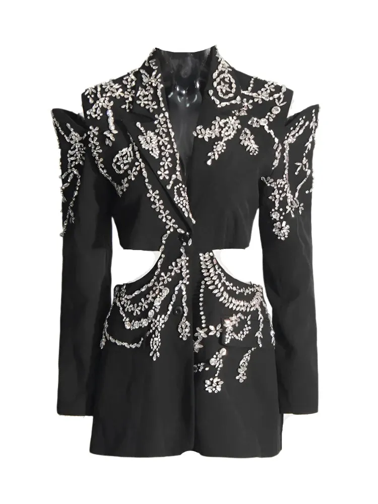 Hollow out Crystal Jacket
