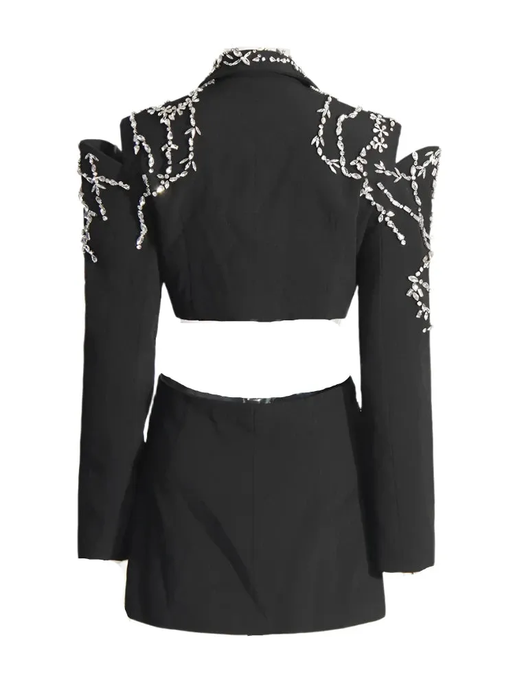 Hollow out Crystal Jacket