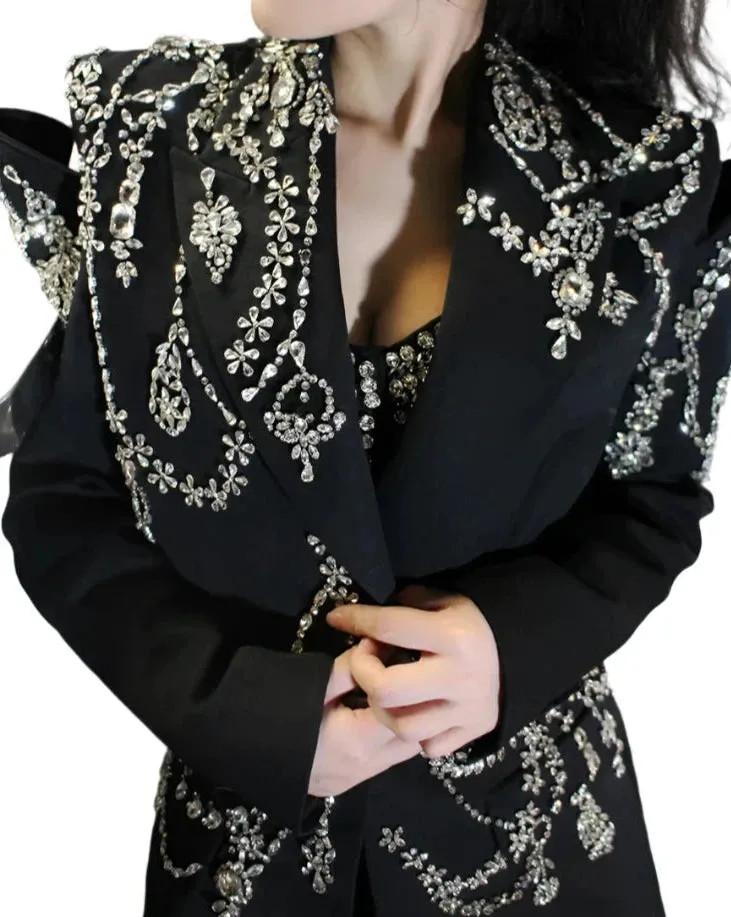Hollow out Crystal Jacket