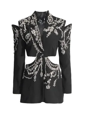 Hollow out Crystal Jacket
