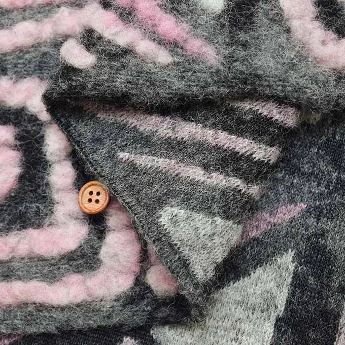 Italian-made BETA Sliver Knit Fabric - Square