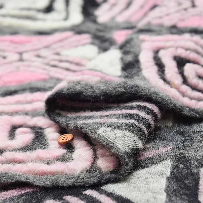 Italian-made BETA Sliver Knit Fabric - Square