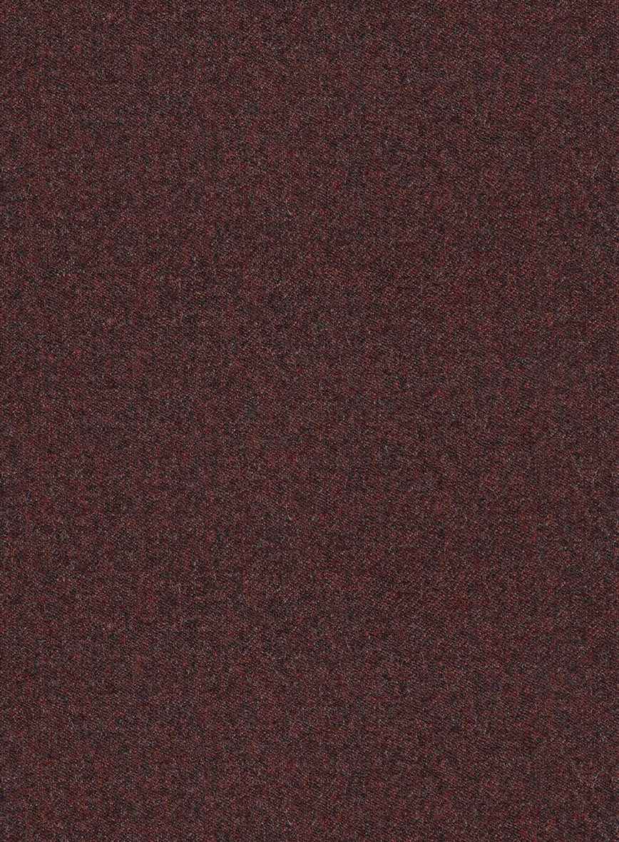 Italian Quelo Wine Twill Flannel Pants