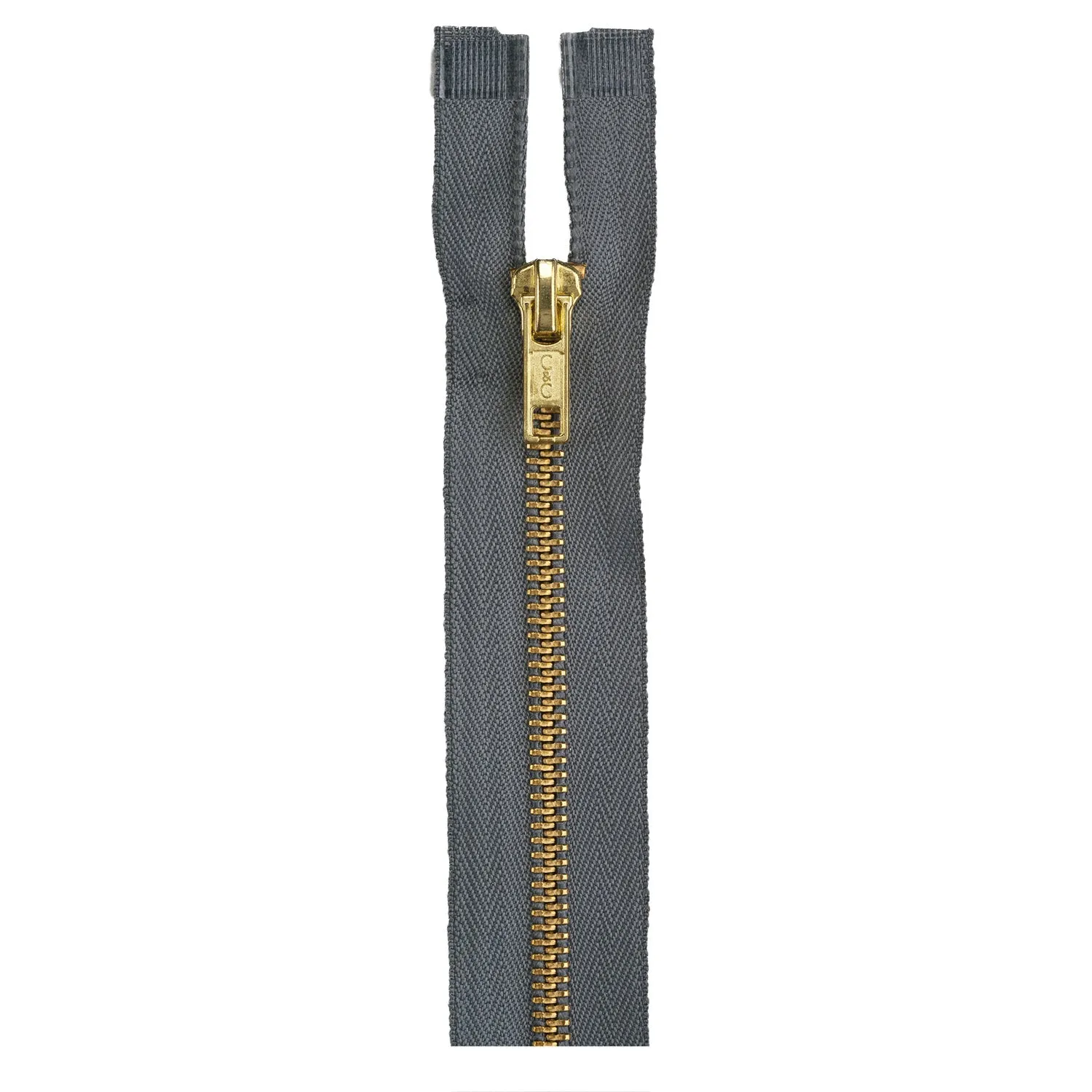 Metal Jacket Brass Zipper F25