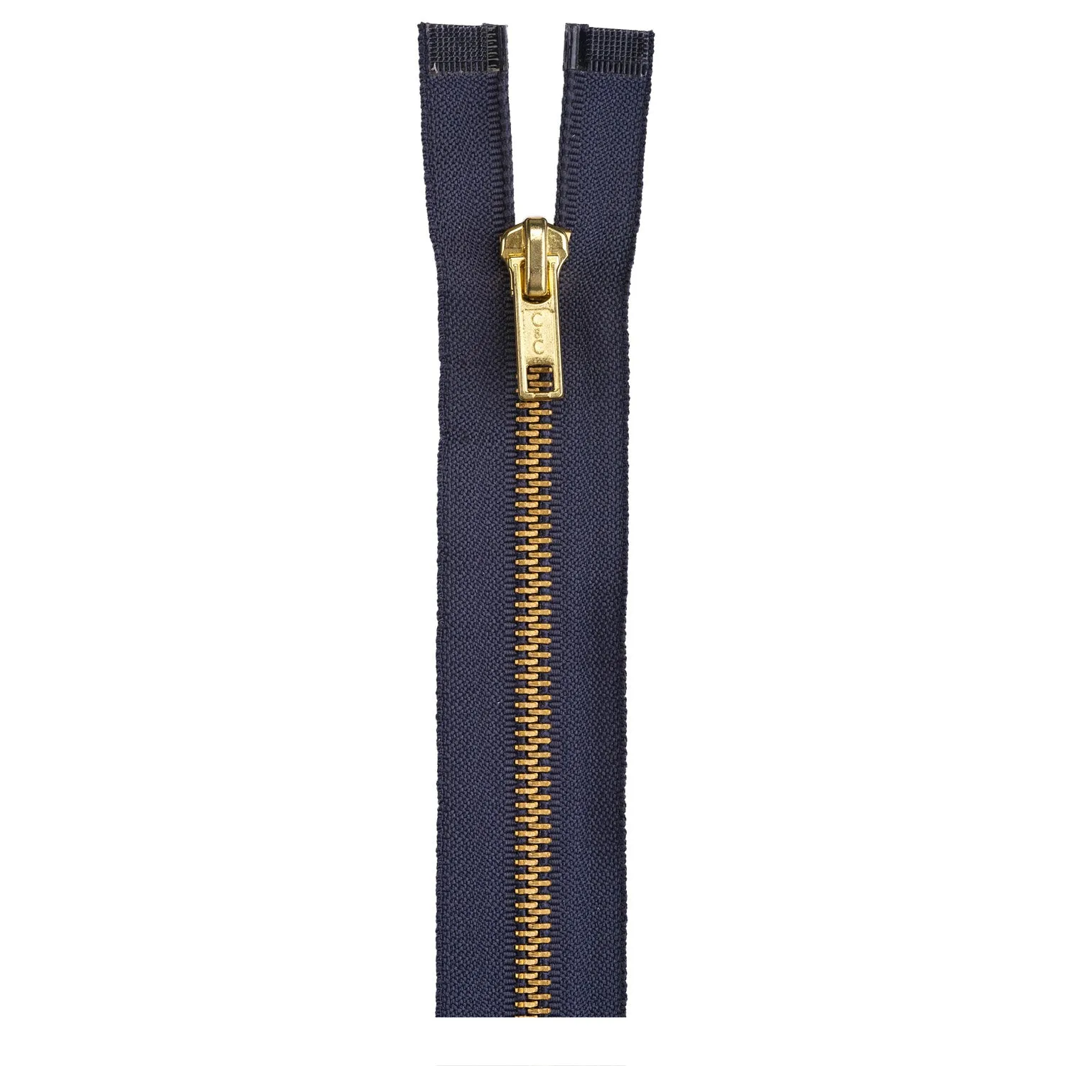 Metal Jacket Brass Zipper F25