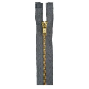 Metal Jacket Brass Zipper F25