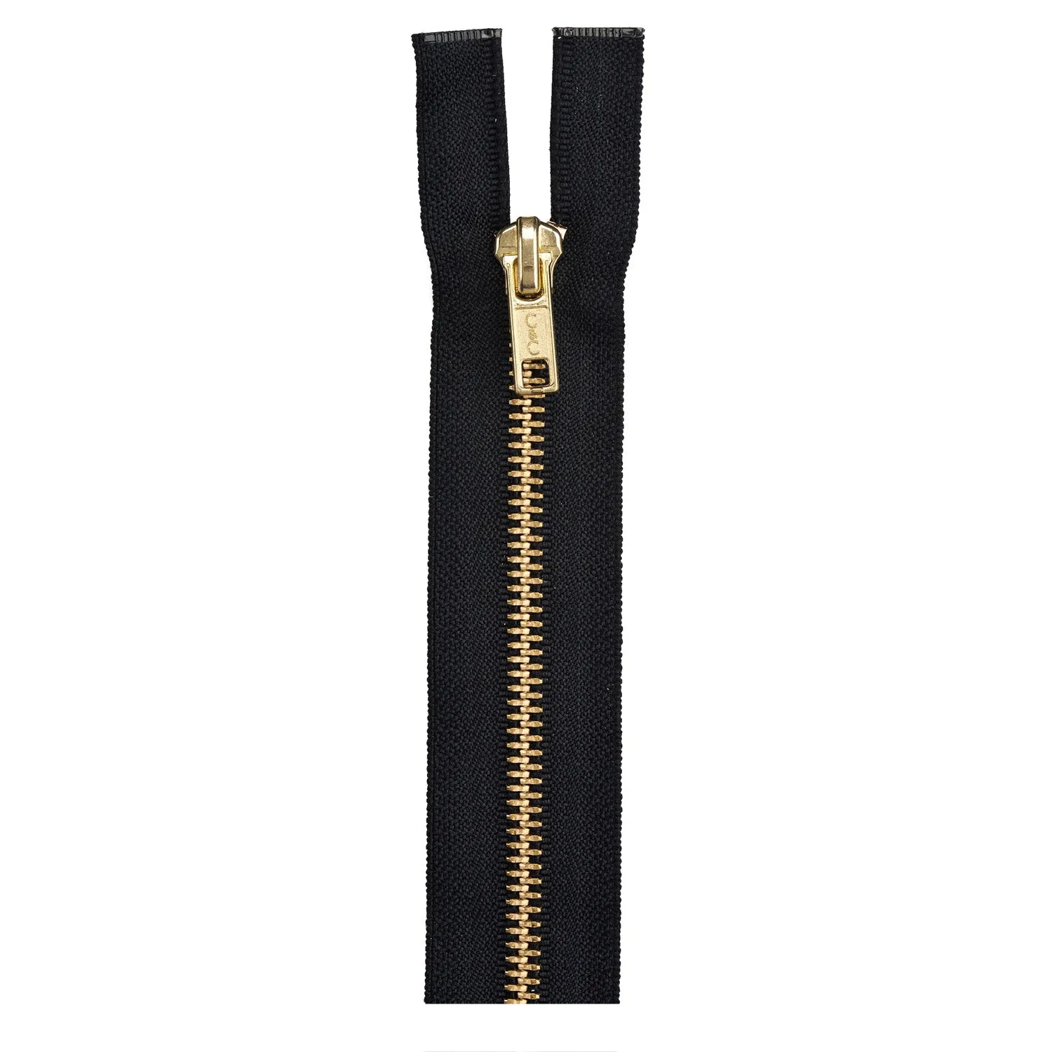 Metal Jacket Brass Zipper F25