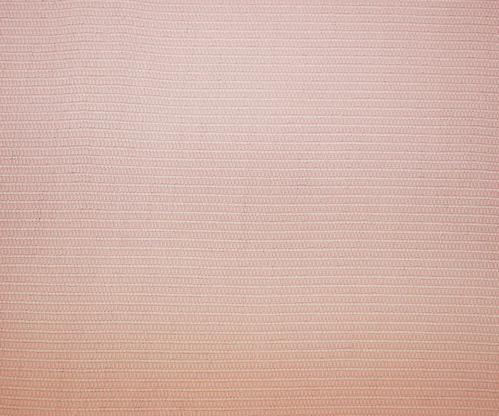 Pink-White Famous Maker Striped Cotton-Poly Textured Dobby Jacketing Fabric