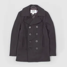 Schott Wool Navy Pea Coat