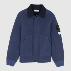Stone Island Full Zip Wool Workwear Jacket