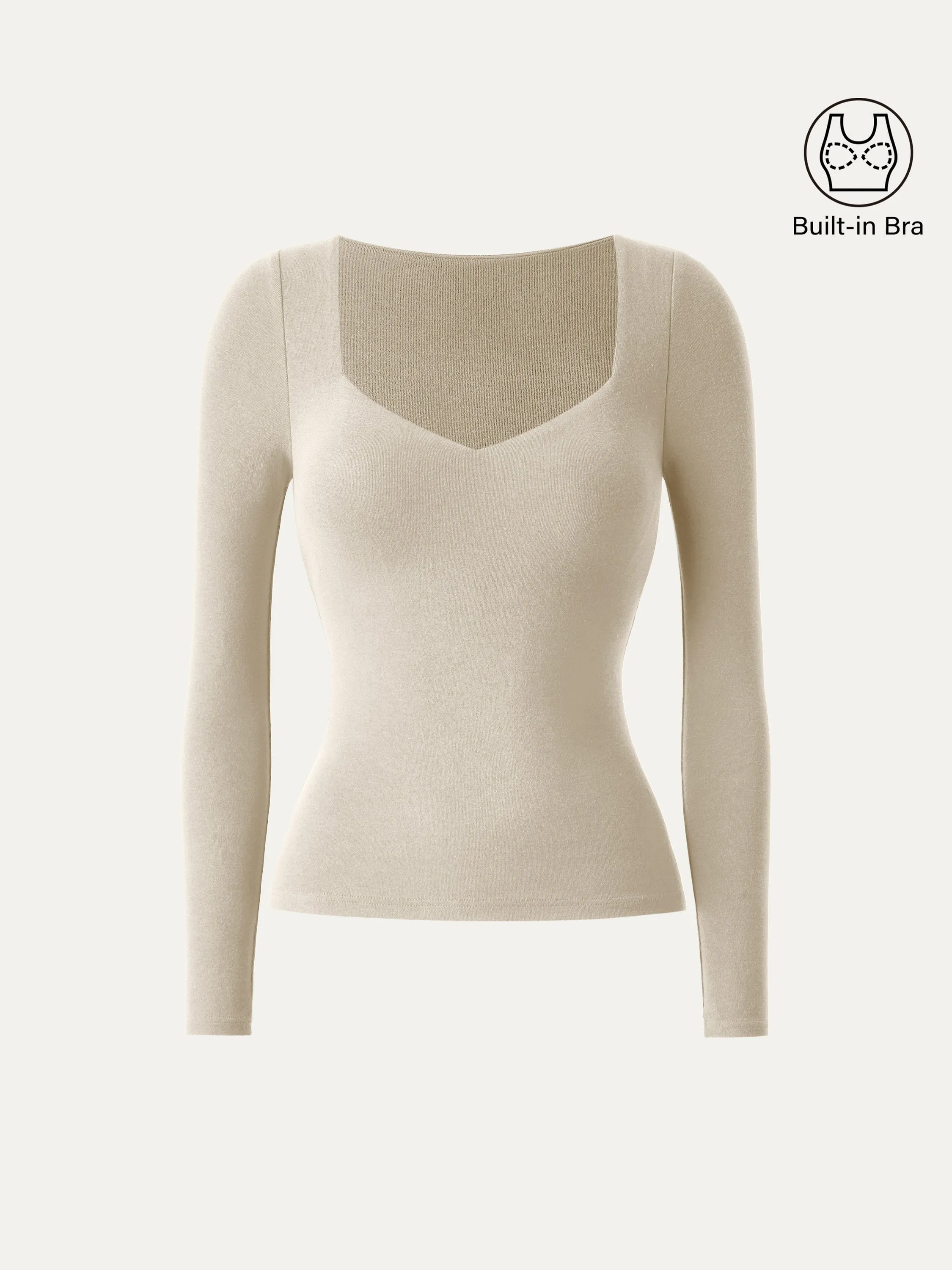 Sweetheart Neck Slim Brami Top