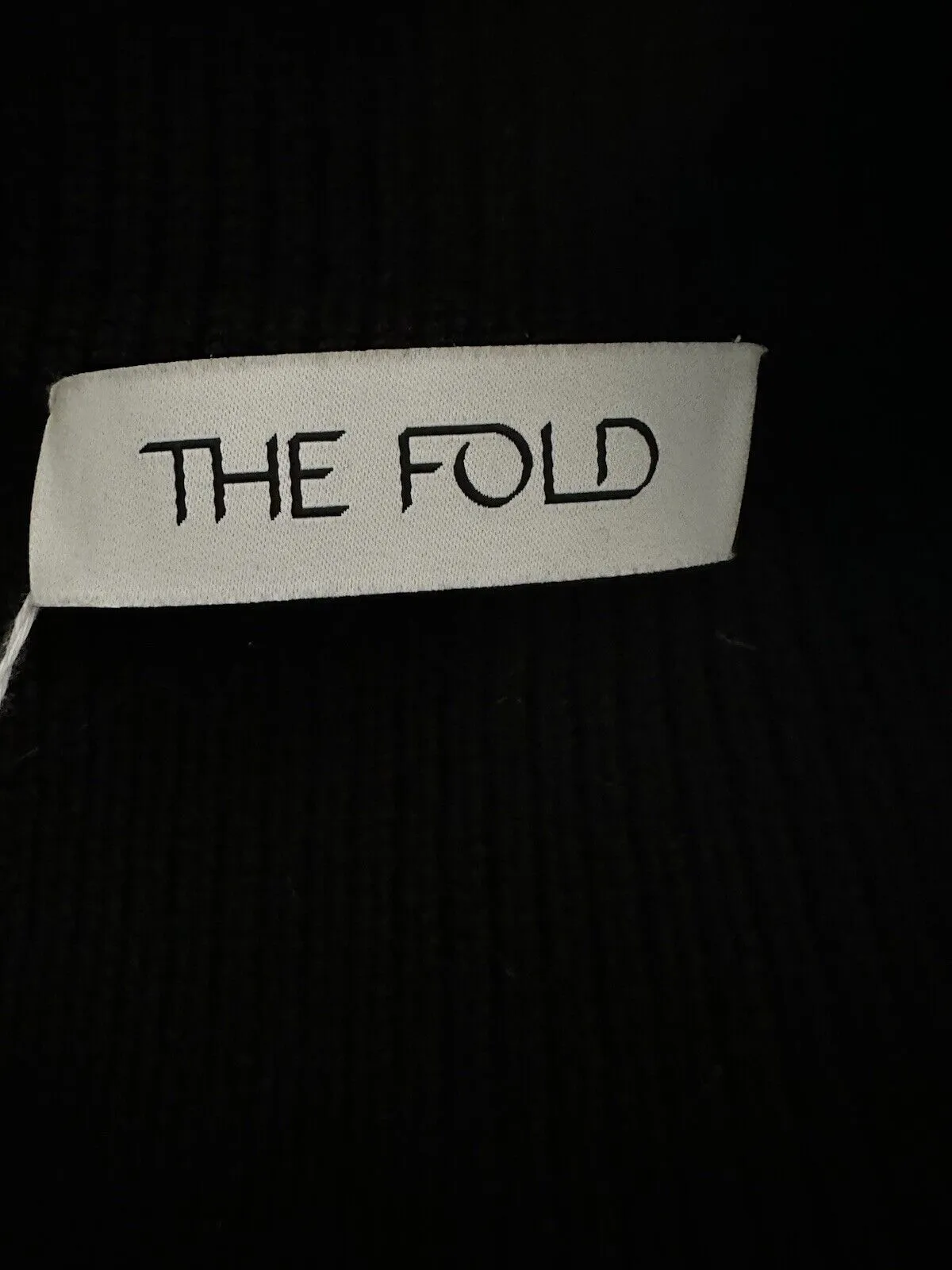 The Fold black merino wool blend cardigan size UK12/US8