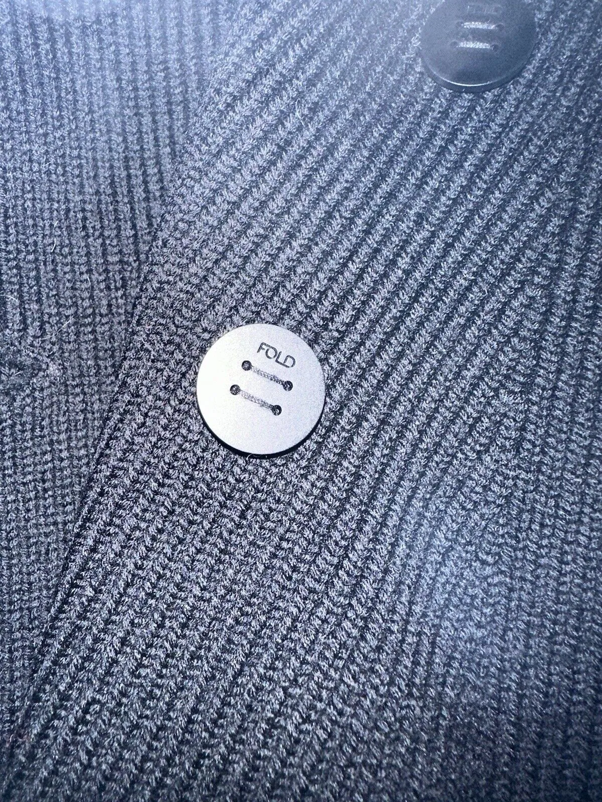 The Fold black merino wool blend cardigan size UK12/US8