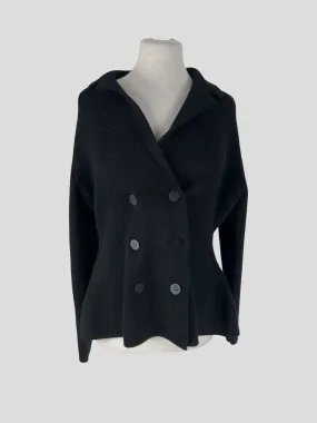 The Fold black merino wool blend cardigan size UK12/US8