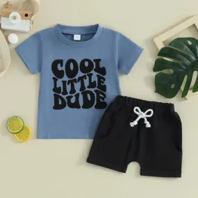 Toddler Baby Boy Summer Short Sleeve Clothes Set