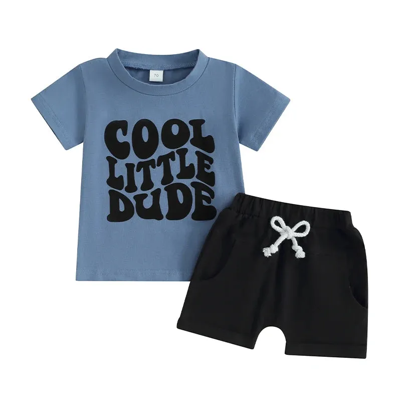 Toddler Baby Boy Summer Short Sleeve Clothes Set