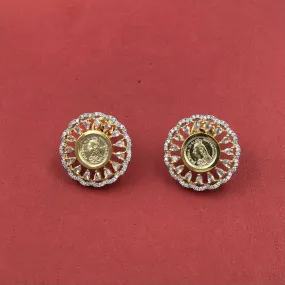 Tops/Studs Zircon/AD Earring 8591-08