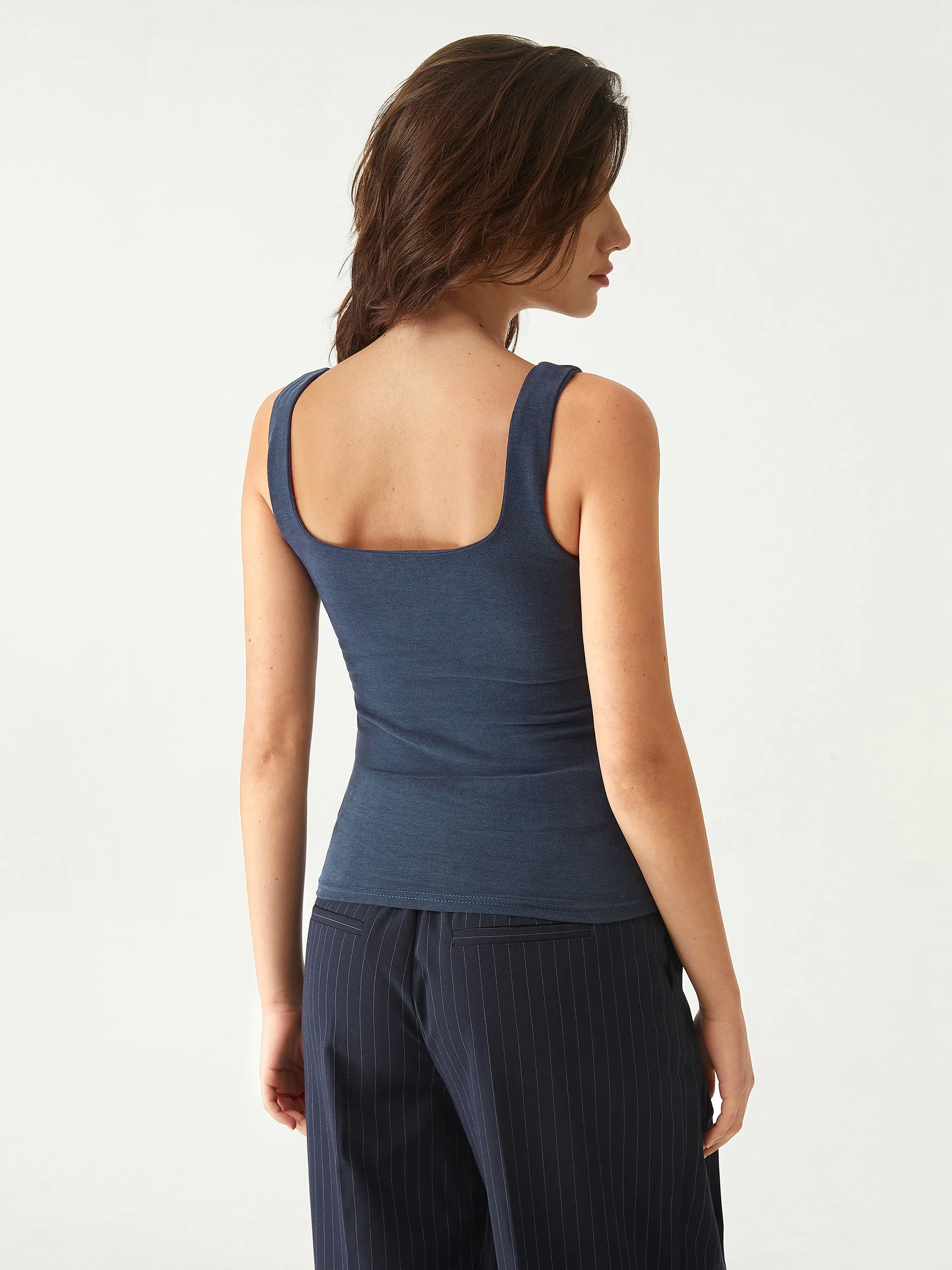 Tuckable Soft Brushed Brami Tank Top