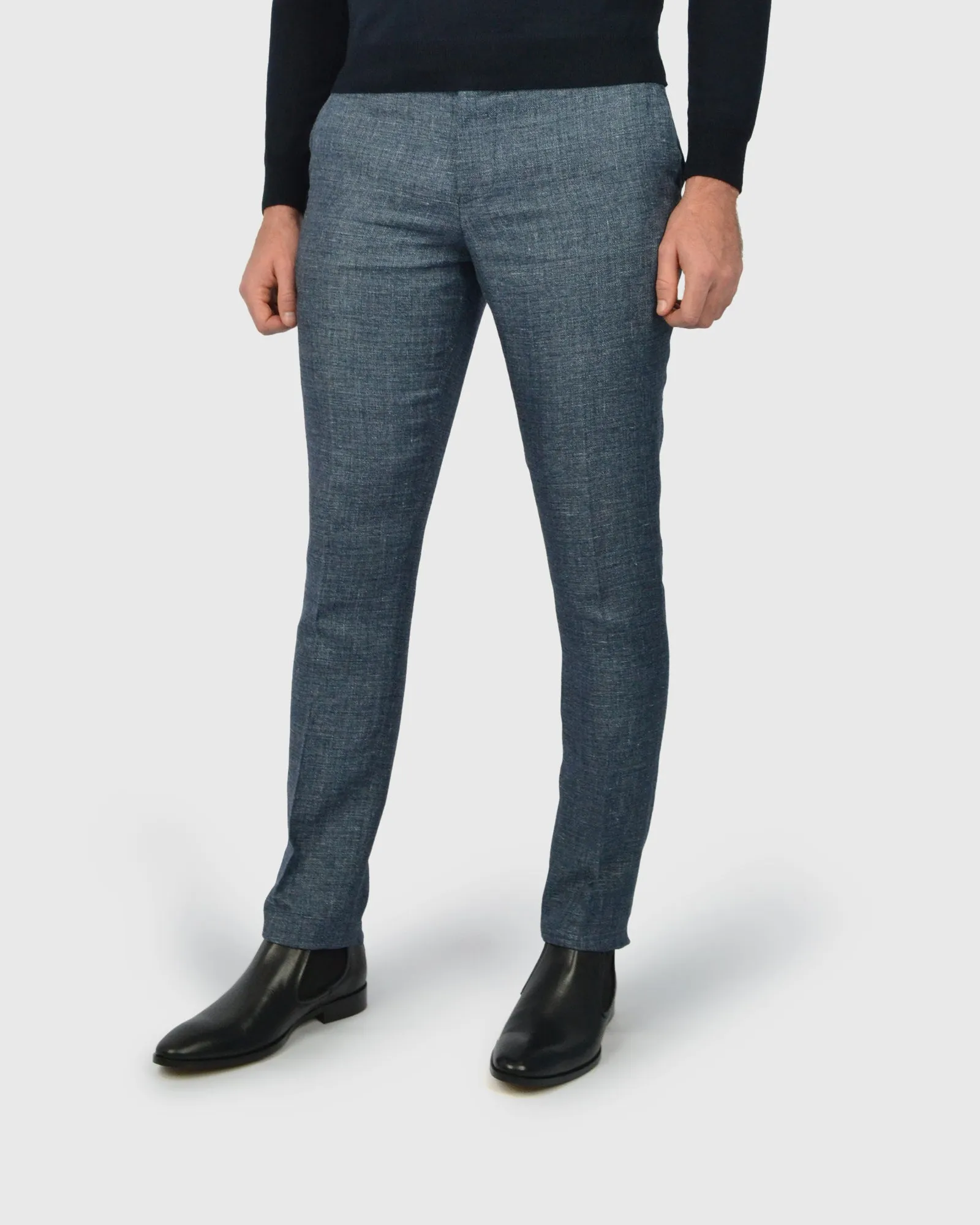 VINCENT & FRANKS S21126/4682 BLUE SLIM TROUSER