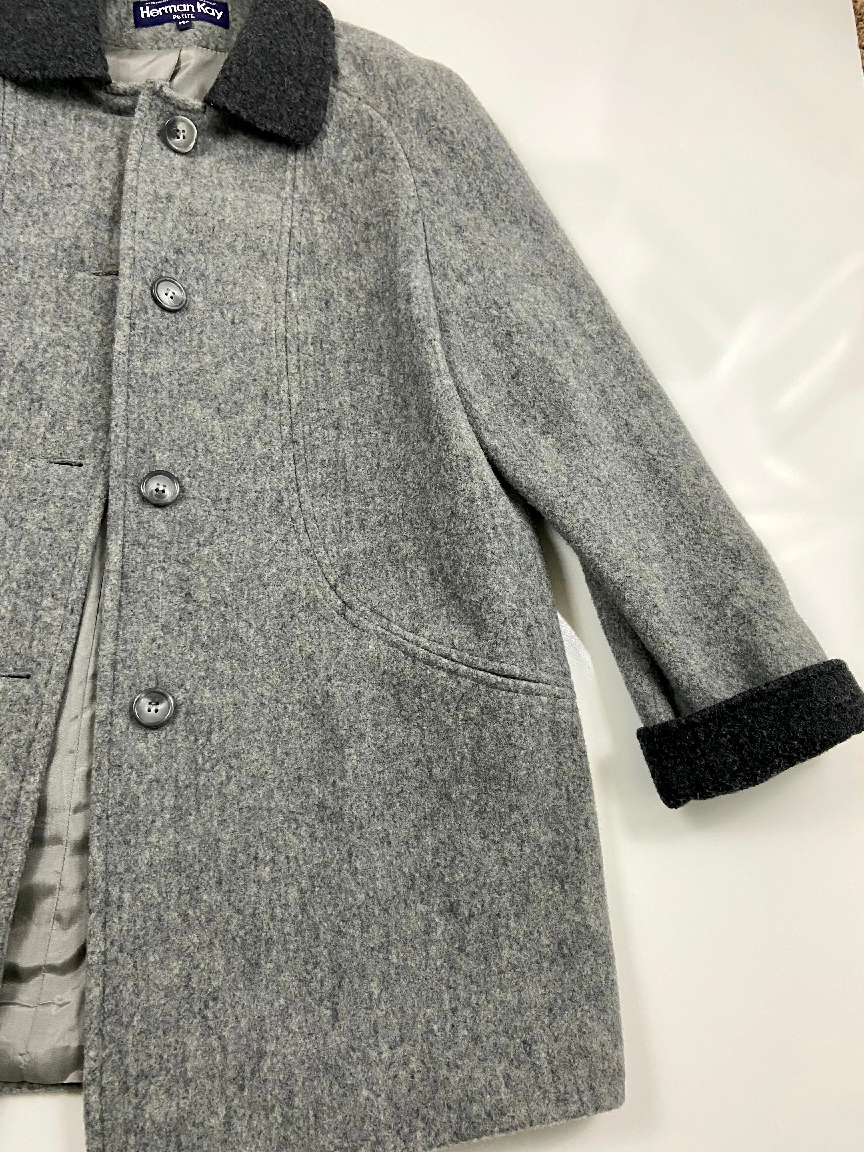 Vintage Herman Kay wool coat