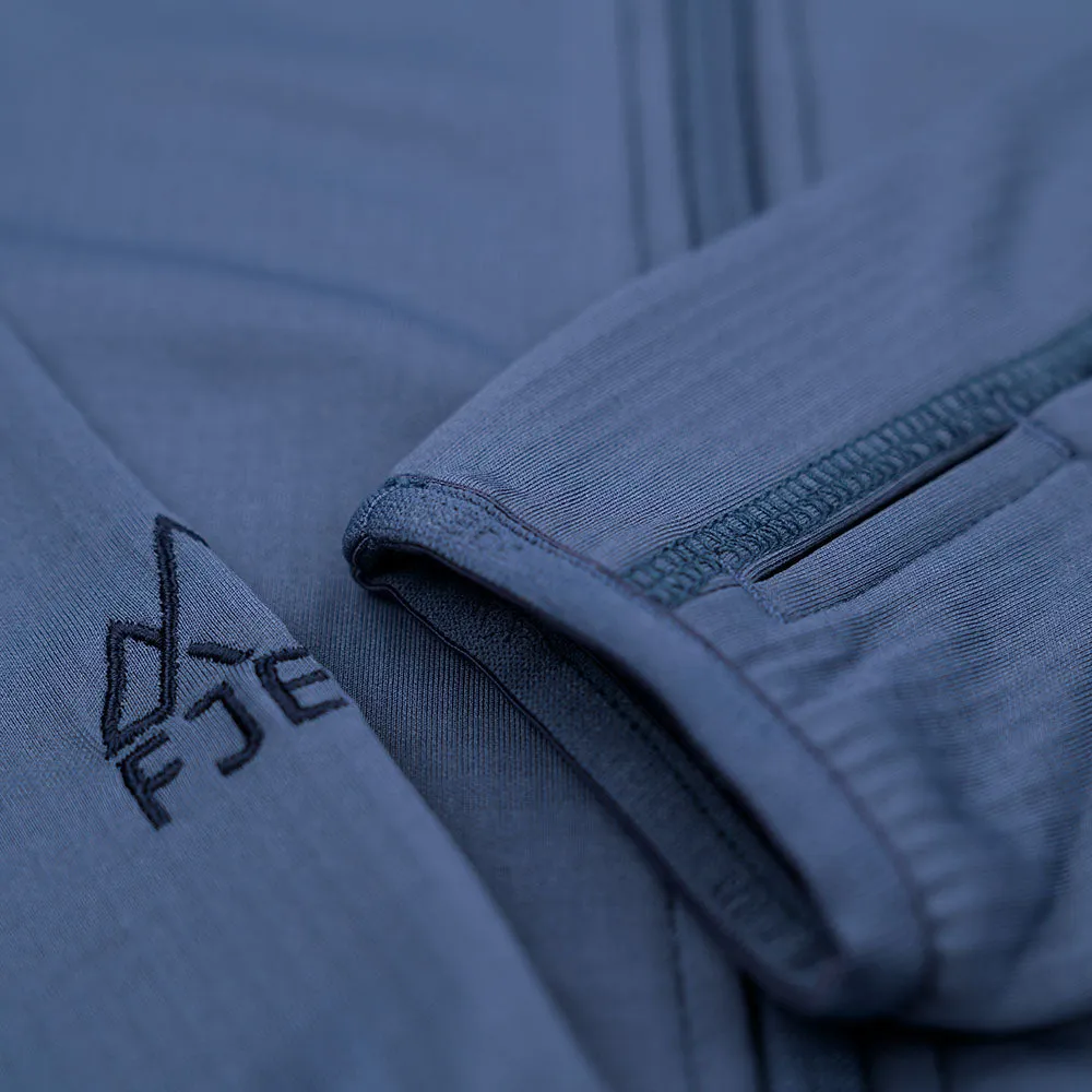 Womens Bresprekk Full Zip Fleece (Indigo/Navy)