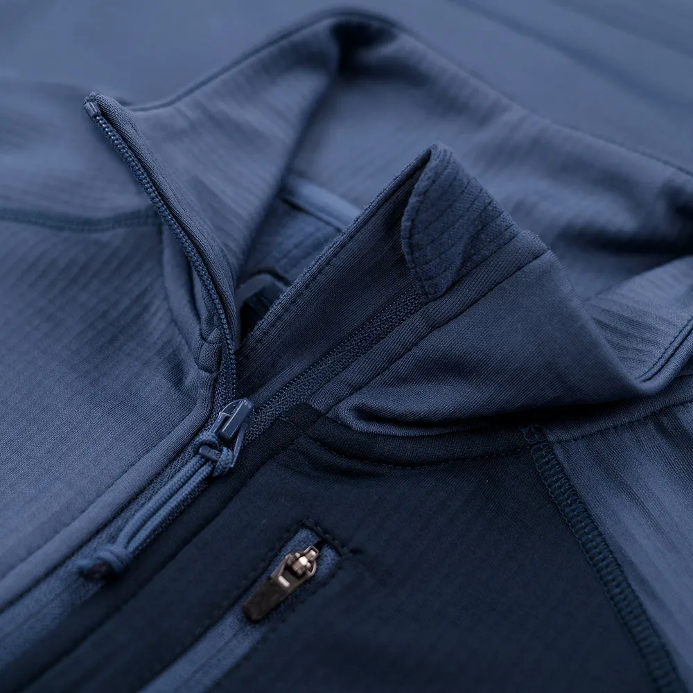 Womens Bresprekk Full Zip Fleece (Indigo/Navy)