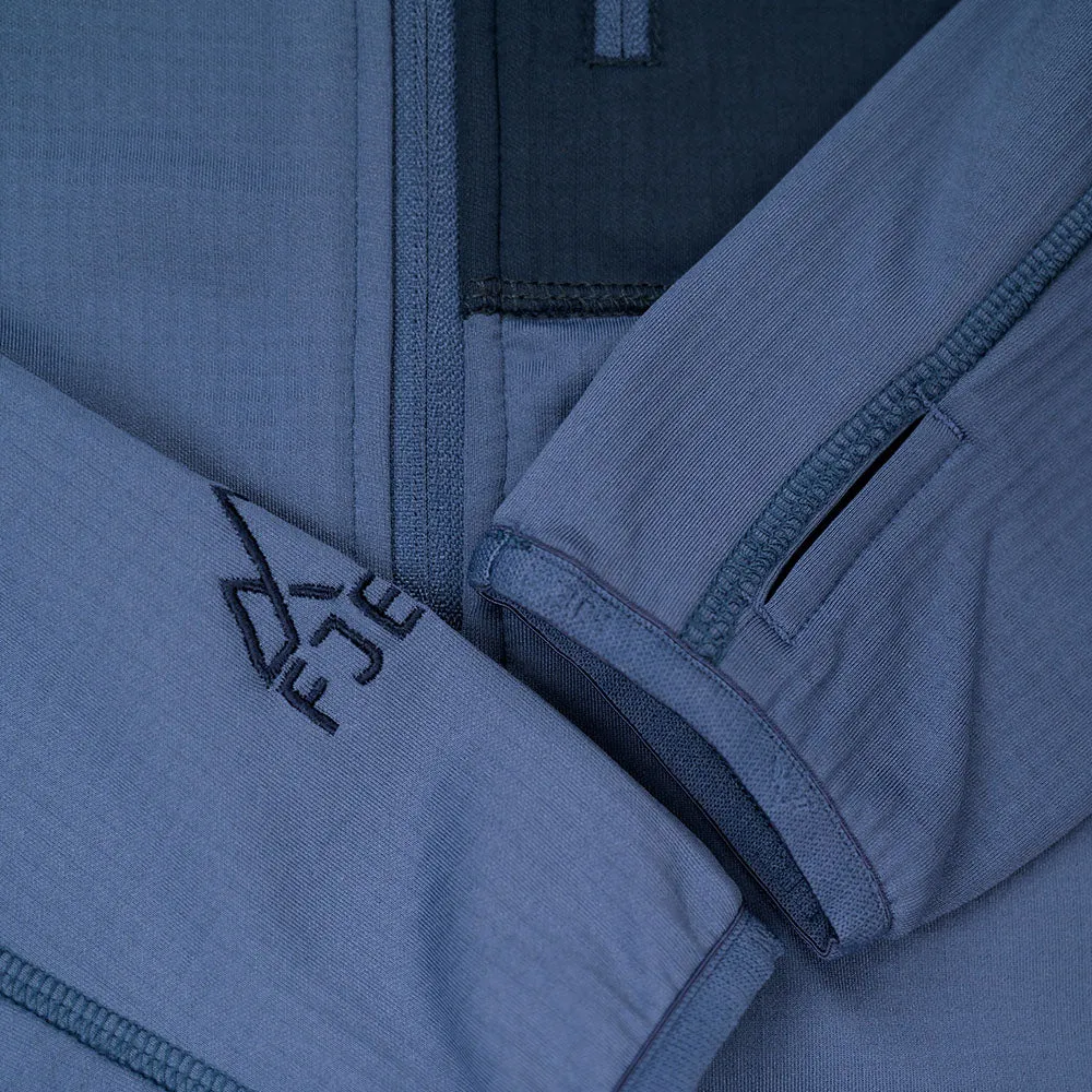 Womens Bresprekk Full Zip Fleece (Indigo/Navy)