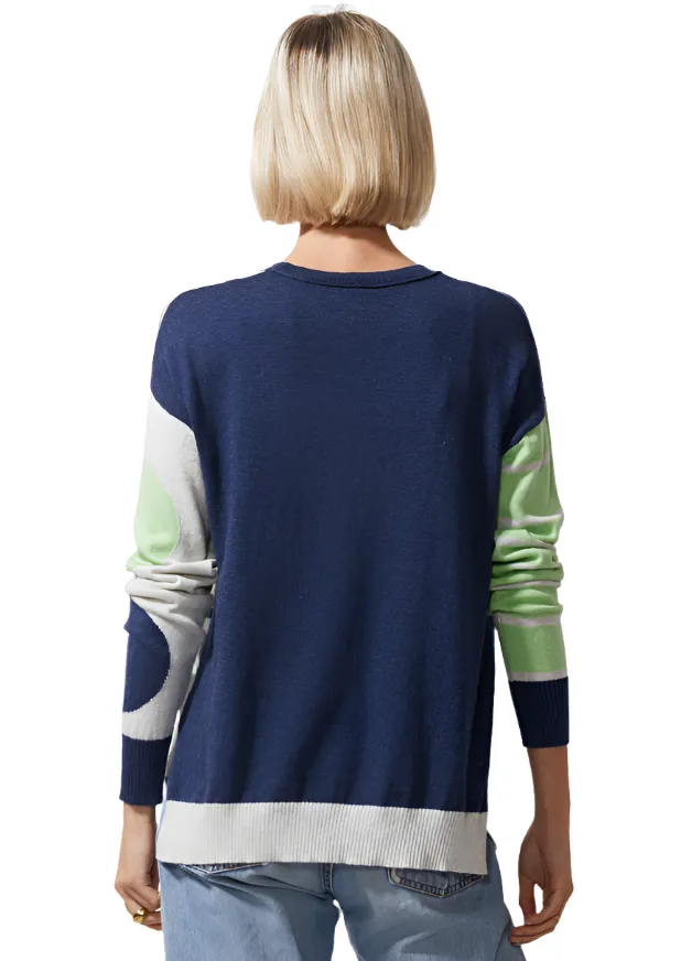 Zaket & Plover Spot on Stripes Sweater-50% OFF
